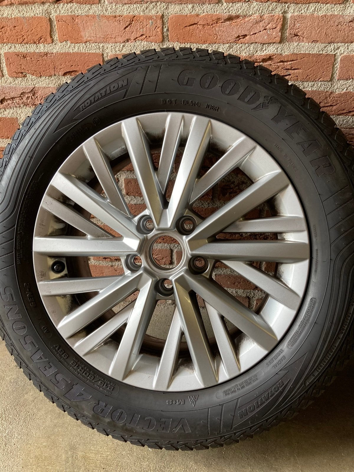 Velgen met band, Auto-onderdelen, Ophalen, 215 mm, 16 inch, Banden en Velgen