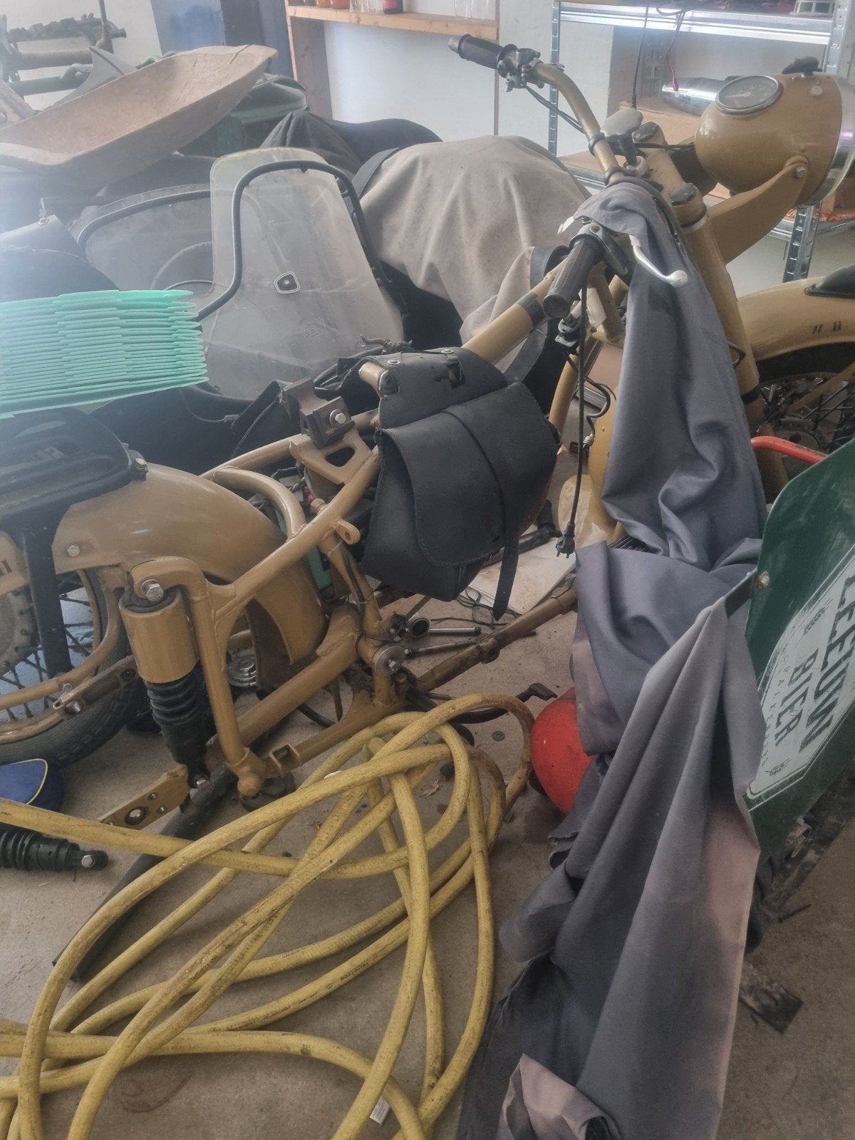 K750 Dnepr 1958 - Restauratieproject met extra onderdelen, Motoren, 750 cc, 2 cilinders, Gebruikt