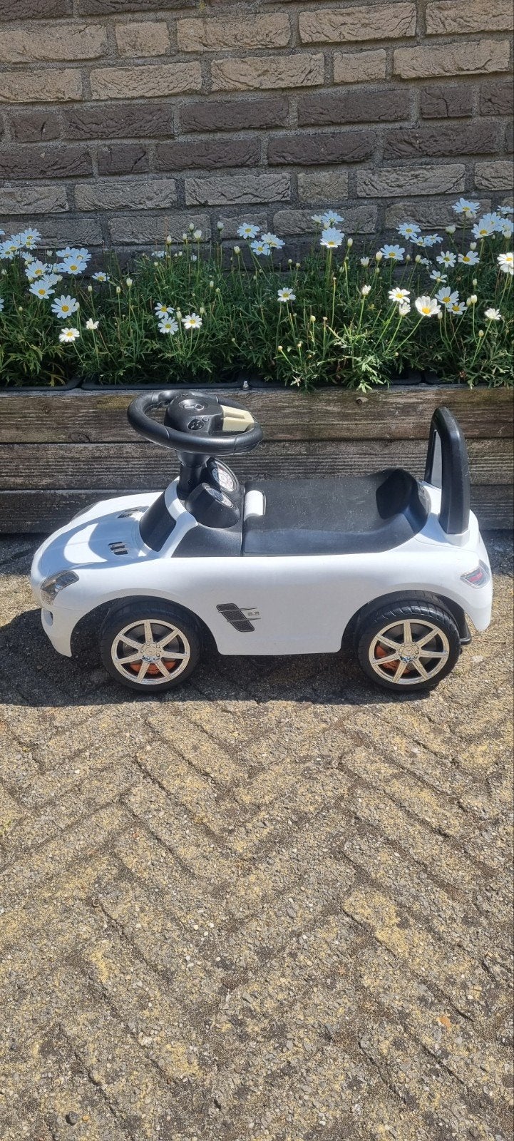 Mercedes loopauto wit zgan, Ophalen, Zo goed als nieuw