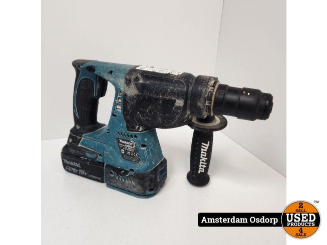 Makita dhr243 boormachine + 5.0 accu, Makita, Gebruikt, Support@makita.com, Makita Corporation, 3-11-8, Sumiyoshi-cho, 
Anjo, Aichi 446-8502
Japan