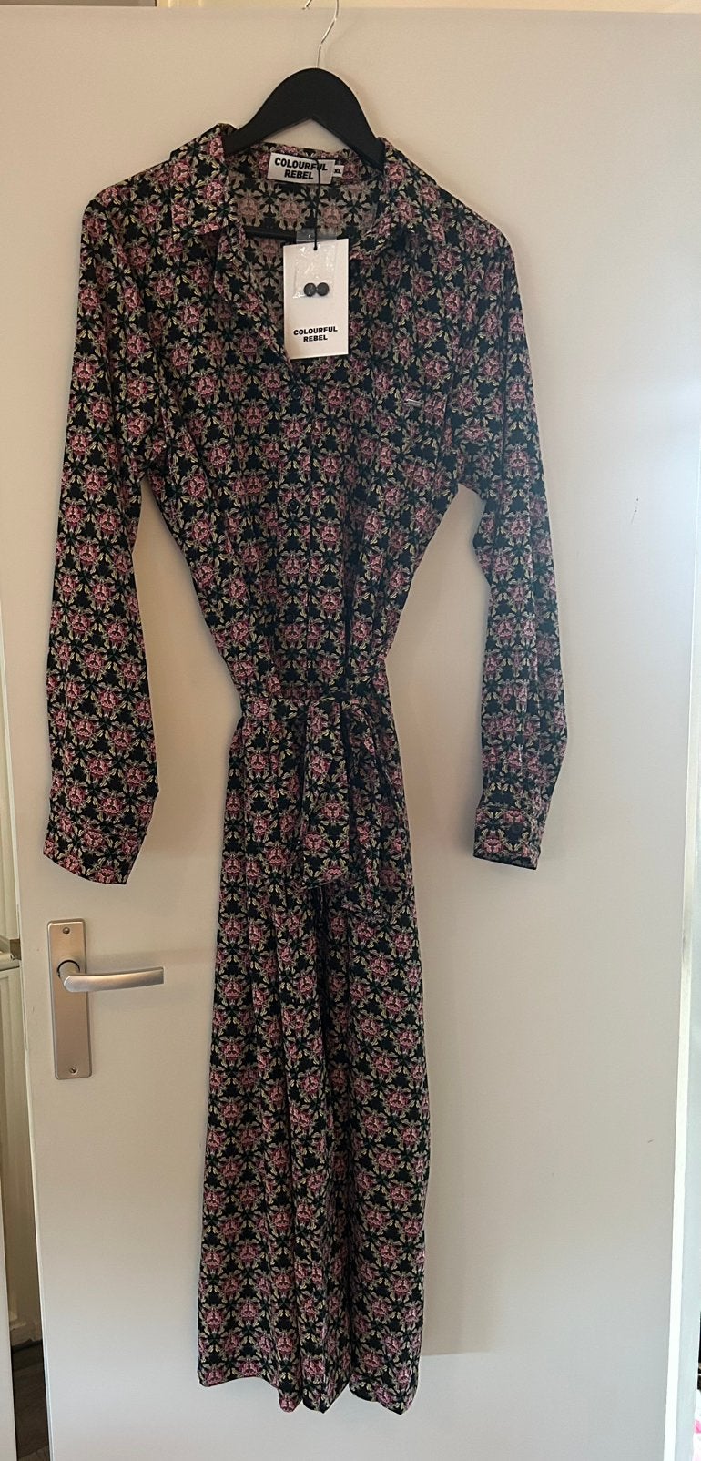 Colourful maxi jurk candy pink, maat XL, Maat 46/48 (XL) of groter, Nieuw, Ophalen of Verzenden, Roze