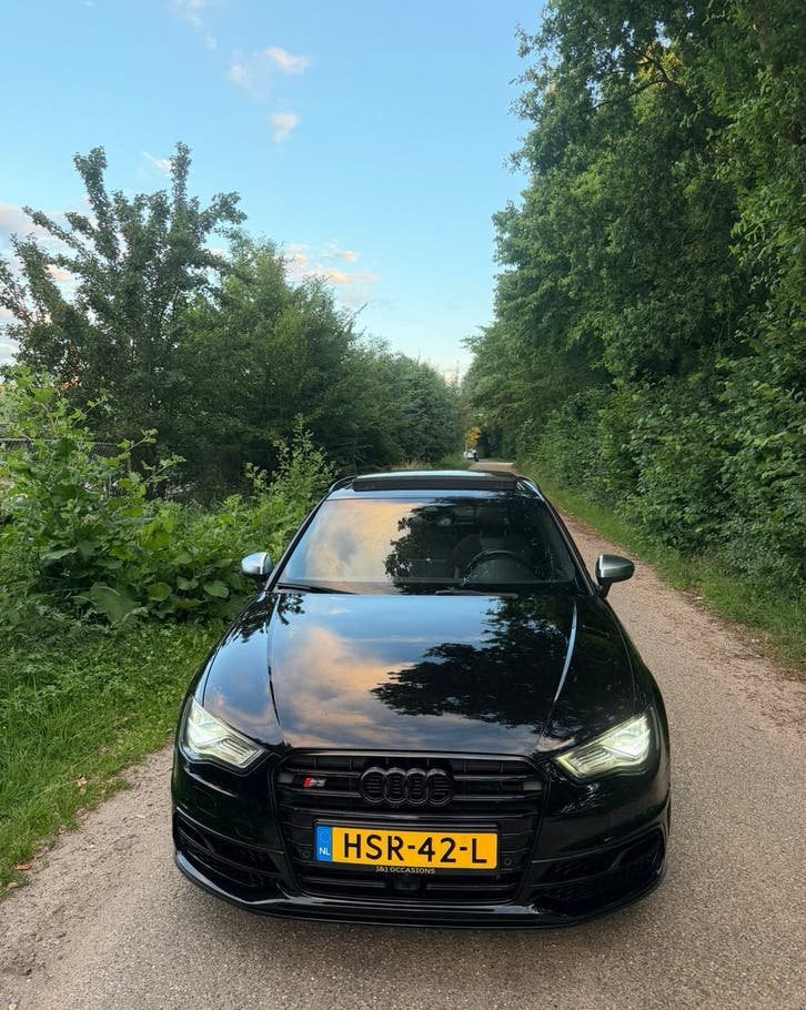 Audi S3 2.0 Tfsi 221KW Sportback Quattro 2014 Zwart, Auto's, Audi, Automaat, S3, 4 cilinders, 1984 cc