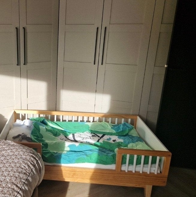 kleuter/kinderbed, Gebruikt, 70 tot 85 cm, 140 tot 160 cm, Ophalen