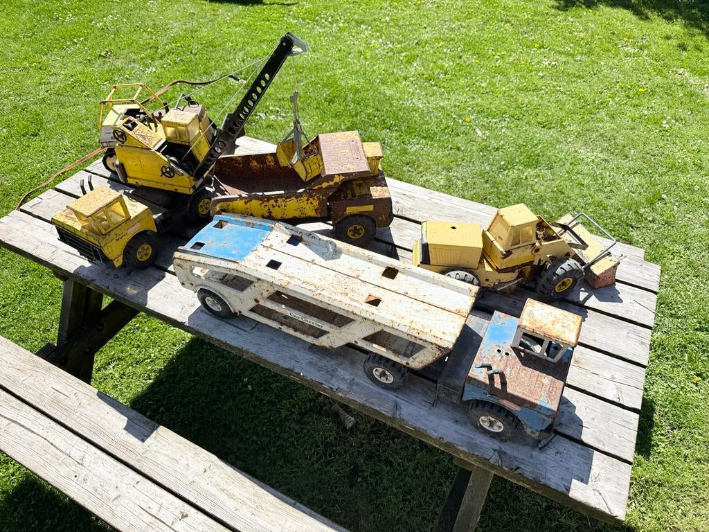 Vintage Tonka Speelgoed Voertuigen Collectie, Kinderen en Baby's, Speelgoed | Speelgoedvoertuigen, Ophalen of Verzenden, Gebruikt