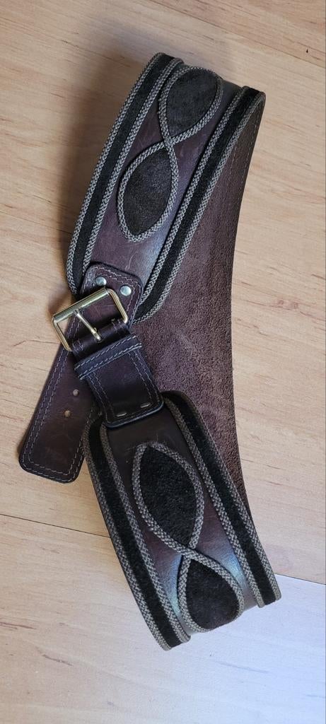 Vintage riem, 80 tot 90 cm, Echt leder, Tailleriem, Ophalen of Verzenden