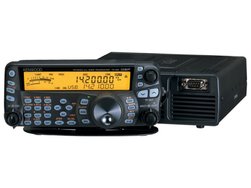 Kenwood TS-480sat HF Transceiver met 3 mnd  Gar., Telecommunicatie, Zenders en Ontvangers, Ophalen of Verzenden, Gebruikt, Zender en Ontvanger