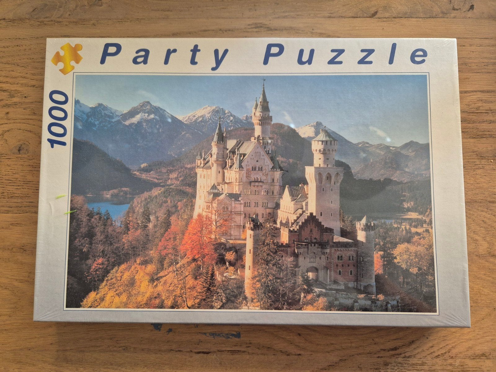 Party Puzzel 1000 stukjes - Kasteel Neuschwanstein, Ophalen of Verzenden, 500 t/m 1500 stukjes, Nieuw, Legpuzzel