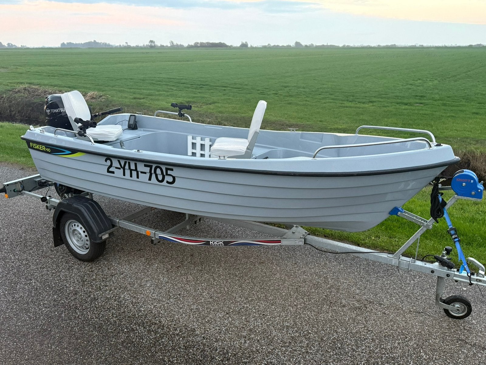 Valory Fisker 410 uit 2022 visboot ( boot motorboot ), Overige merken, Tot 10 pk, Viertaktmotor, Ophalen of Verzenden