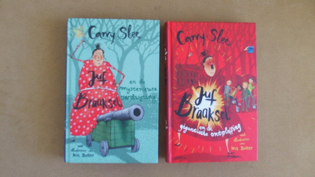 2x Juf Braaksel - Carry Slee, Boeken, Ophalen of Verzenden, Zo goed als nieuw, Carry Slee