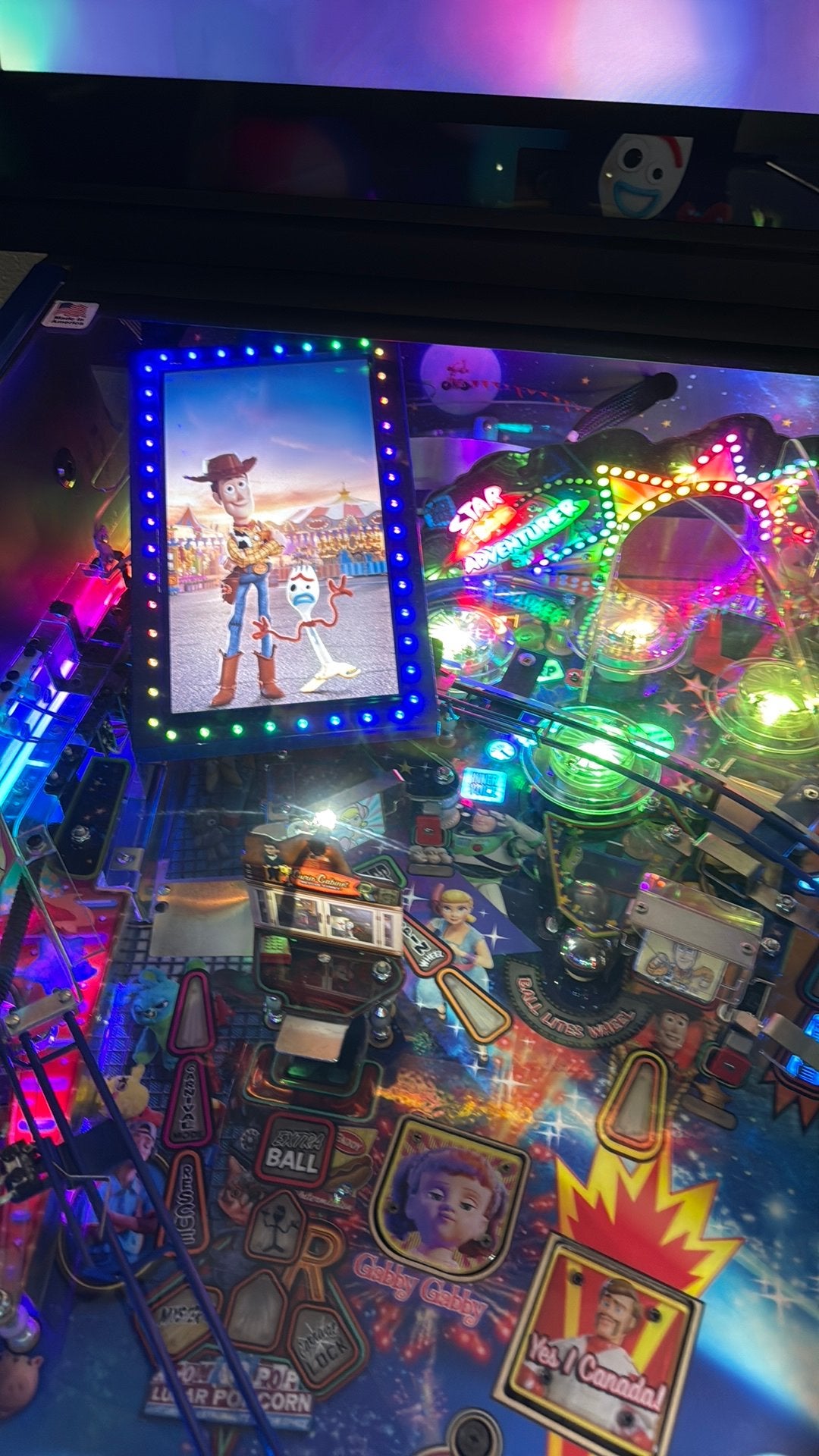 Toy Story LE Jersey Jack flipperkast, Overige soorten, Zo goed als nieuw, Flipperkast, Ophalen