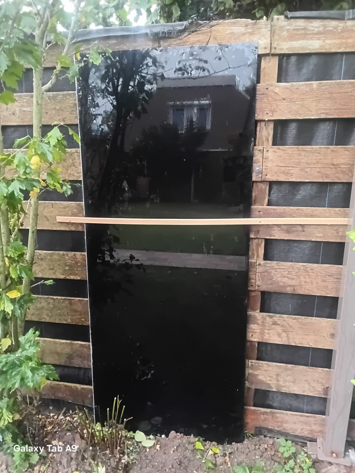 Grote zwarte glasplaat - diverse projecten 180 x 75, Ophalen, Gebruikt, 80 tot 120 cm, 160 cm of meer