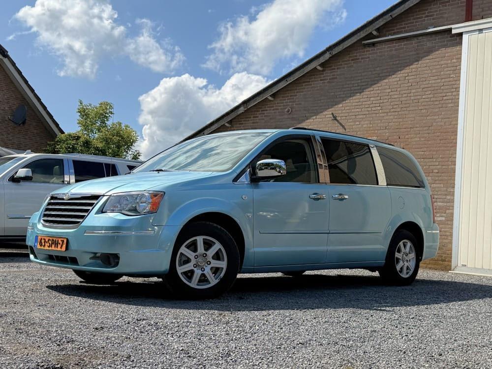 Chrysler Grand Voyager 3.8 V6 LIMITED 3xTV/DVD/YOUNGTIMER!, Auto's, Gebruikt, Grand Voyager, Blauw, 7 stoelen