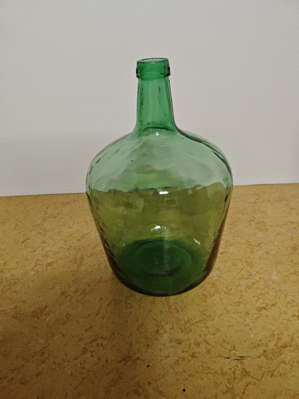 grote fles, gistingsfles., Huis en Inrichting, Ophalen, 39 cm, Groen, Glas