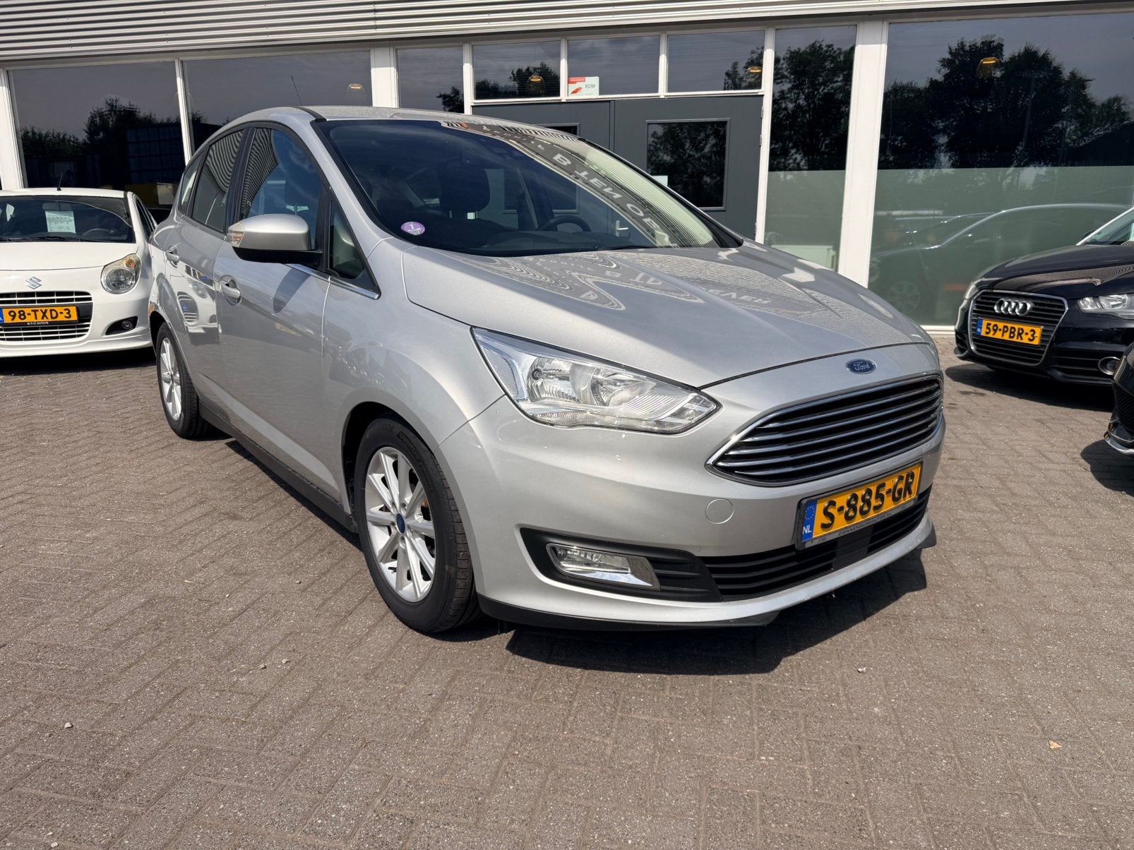 Ford C-Max 1.0 l Titanium 125pk 2016/Volle uitv/Dealer Ond!!, Voorwielaandrijving, Zwart, Handgeschakeld, 3 cilinders