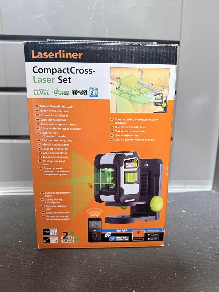 Laserliner CompactCross-Laser Set - Zo goed als nieuw, Ophalen of Verzenden, Zo goed als nieuw, Overige meters