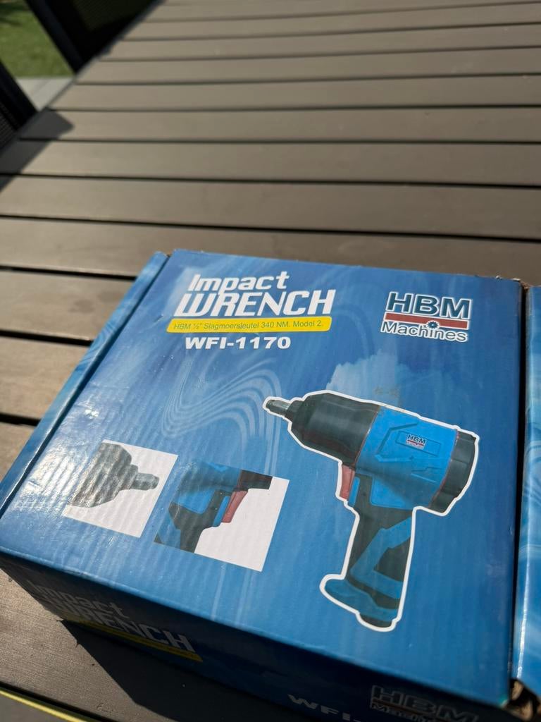 HBM Impact Wrench 340NM, Auto diversen, Ophalen of Verzenden, Zo goed als nieuw