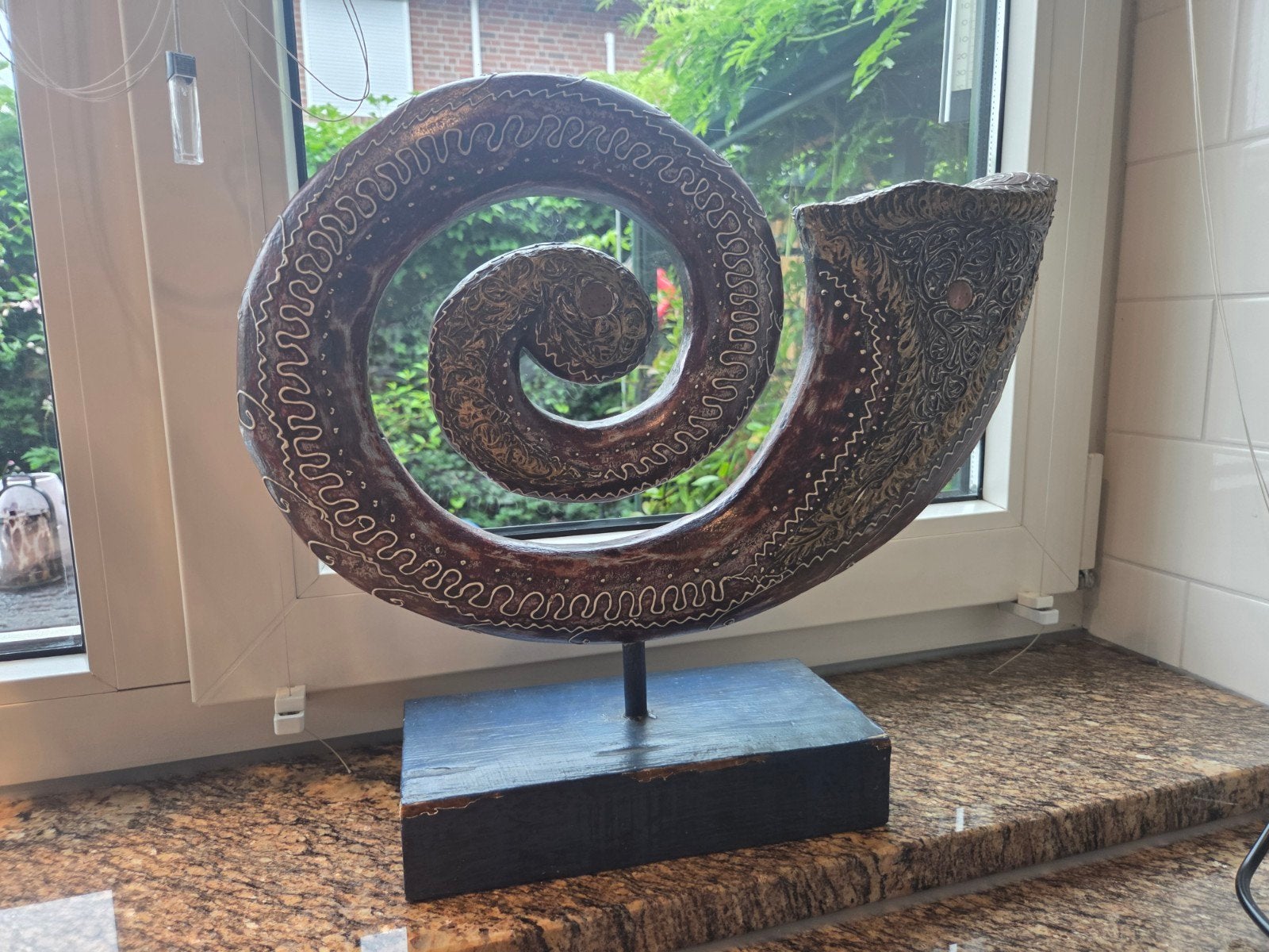 Groot decoratief ornament, 50 cm lang, 40 cm hoog, Ophalen of Verzenden