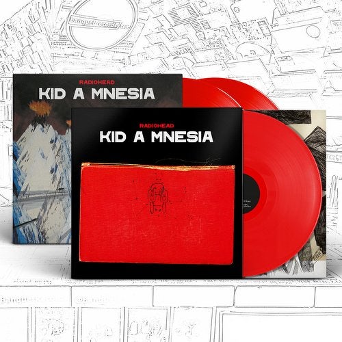 Vinyl 3LP Radiohead Kid A Mnesia Limited RED Vinyl NIEUW, Pop, 12 inch, Nieuw in verpakking, Dubbel-LP