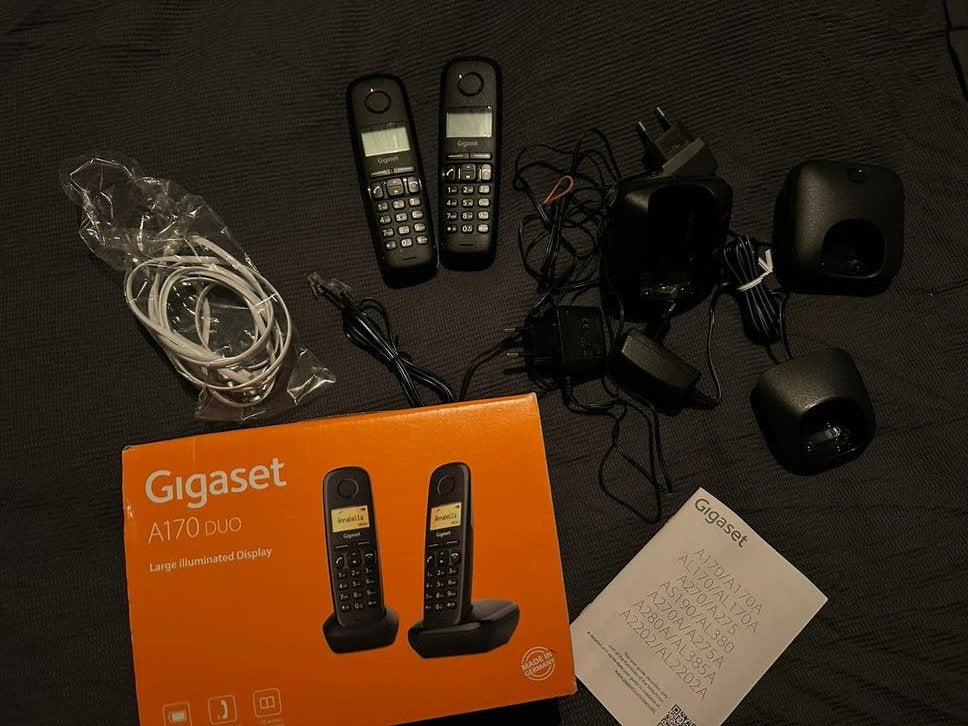 Gigaset A170 Duo telefoon set., Ophalen of Verzenden, Zo goed als nieuw, 2 handsets