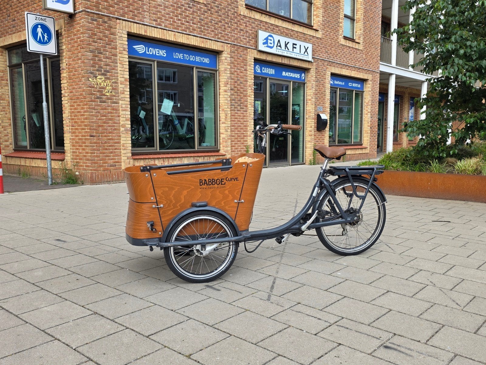 Babboe Curve elektrische bakfiets - Zo goed als nieuw, 4 kinderen of meer, Info@babboe.nl, Ophalen of Verzenden, Zo goed als nieuw