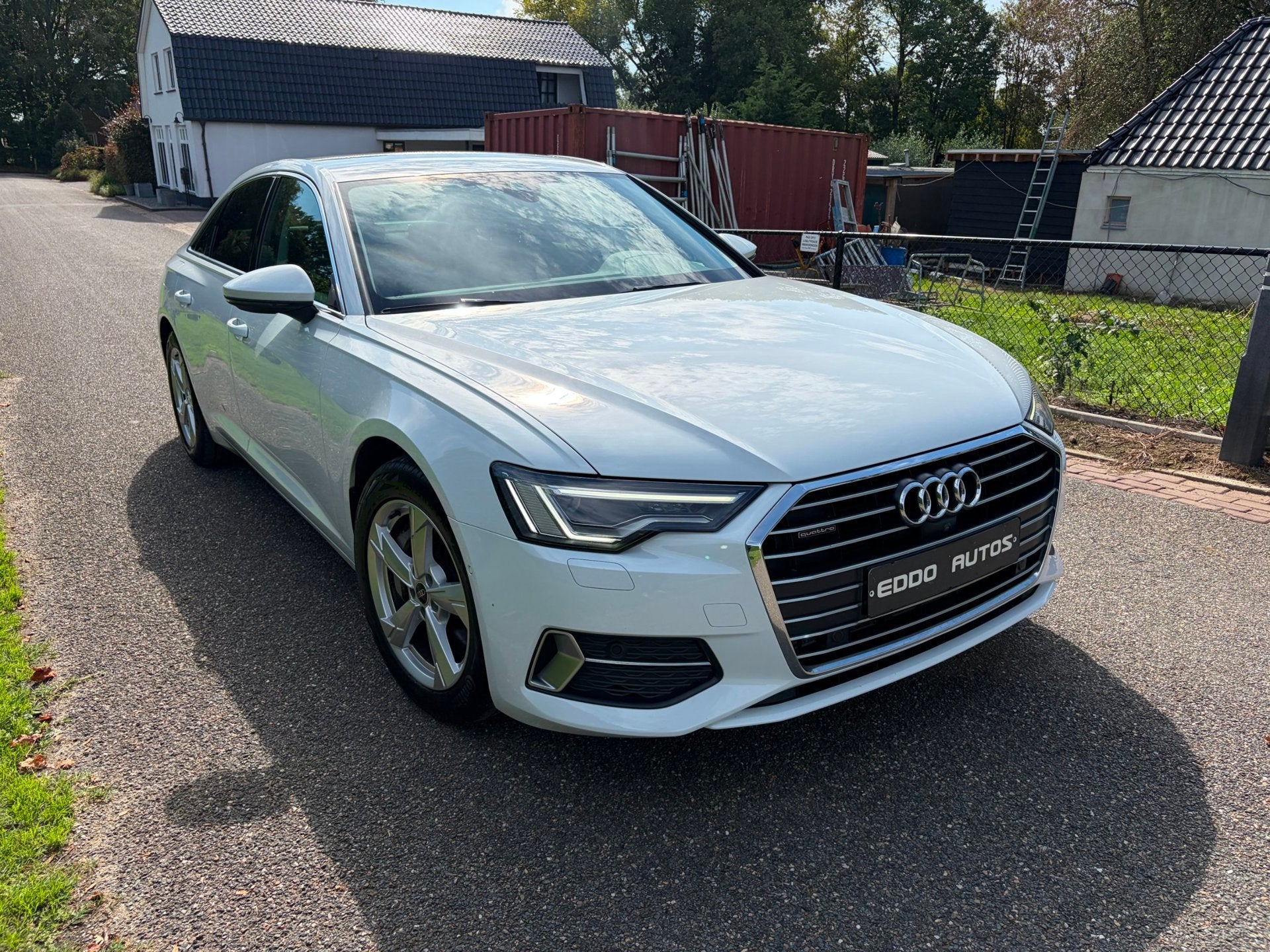 Audi A6 Limousine 50 TFSI e Quattro Sport led B&O LED, Auto's, Automaat, Dealer onderhouden, Stof, Gebruikt