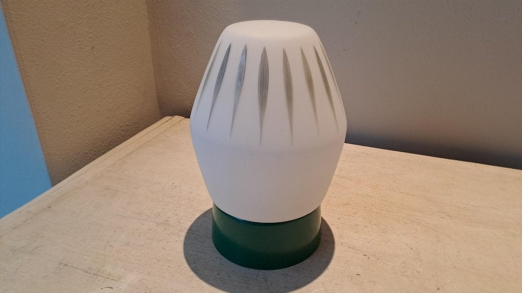 Vintage plafonnière | plafondlamp | schroeflamp, Huis en Inrichting, Lampen | Plafondlampen, Ophalen, Vintage, E27 (groot), Zo goed als nieuw
