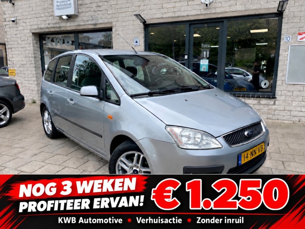 Ford Focus C-Max 1.8-16V First Edition | Airco APK | NAP, Auto's, Gebruikt, 1287 kg, Euro 4, 120 pk