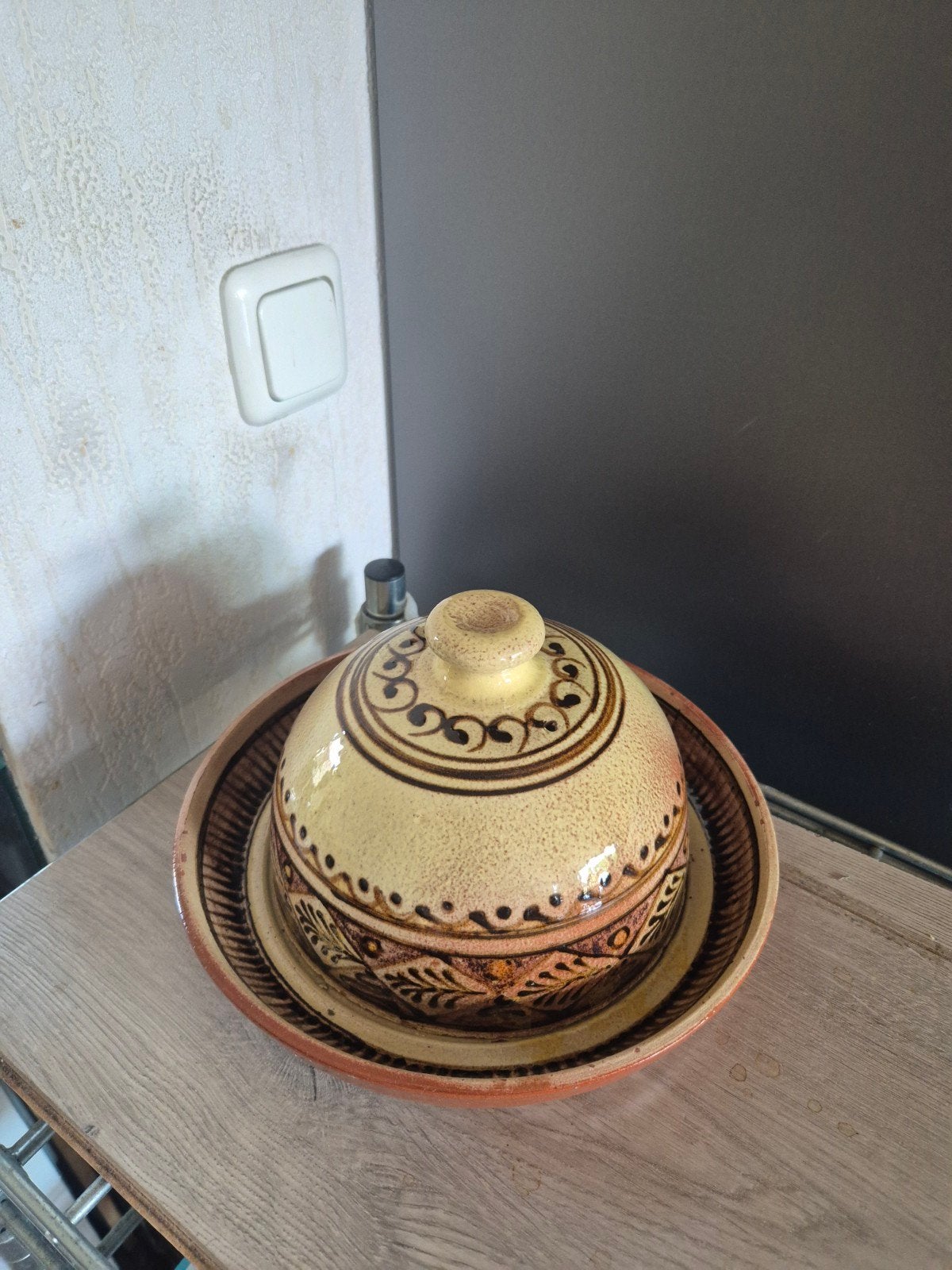 Marokkaanse tajine, Ophalen of Verzenden, Zo goed als nieuw, Overige materialen, Pot, Bus of Blik