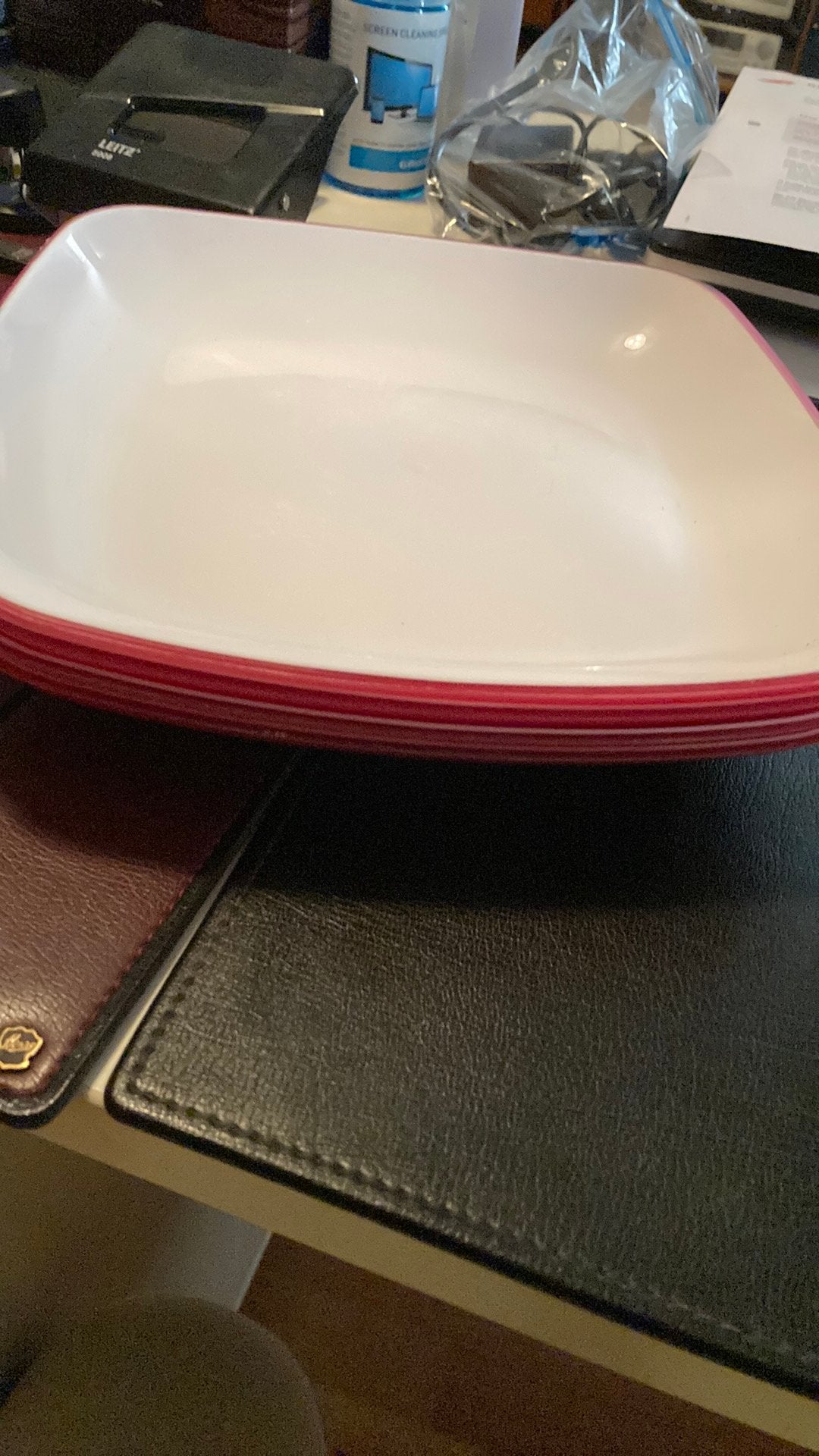 4 rose borden €5.00, Ophalen of Verzenden, Zo goed als nieuw, Overige typen