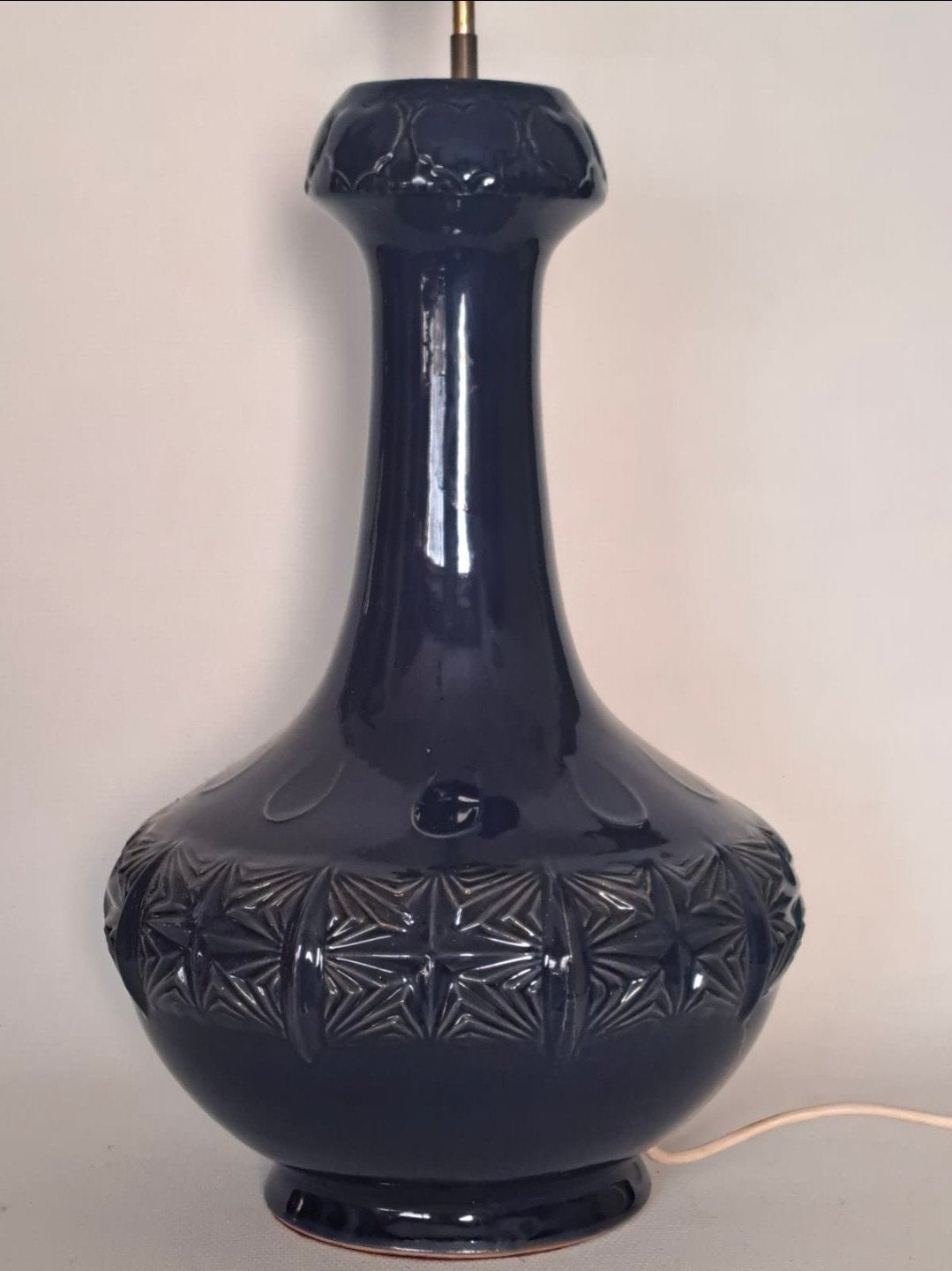 Vintage Keramieke West Germany lampenvoet 60s/70s, Ophalen of Verzenden
