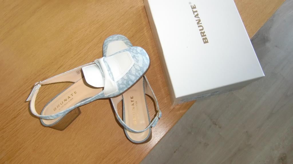 Damesschoenen, Ophalen, Pumps, Blauw, Zo goed als nieuw