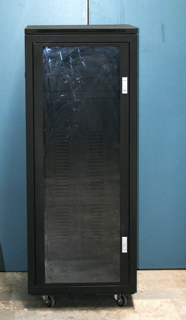 Mobiele DAP PRO 19” audio rack / serverkast / patchkast 28EH, Ophalen, Gebruikt, Glas, Geperforeerd