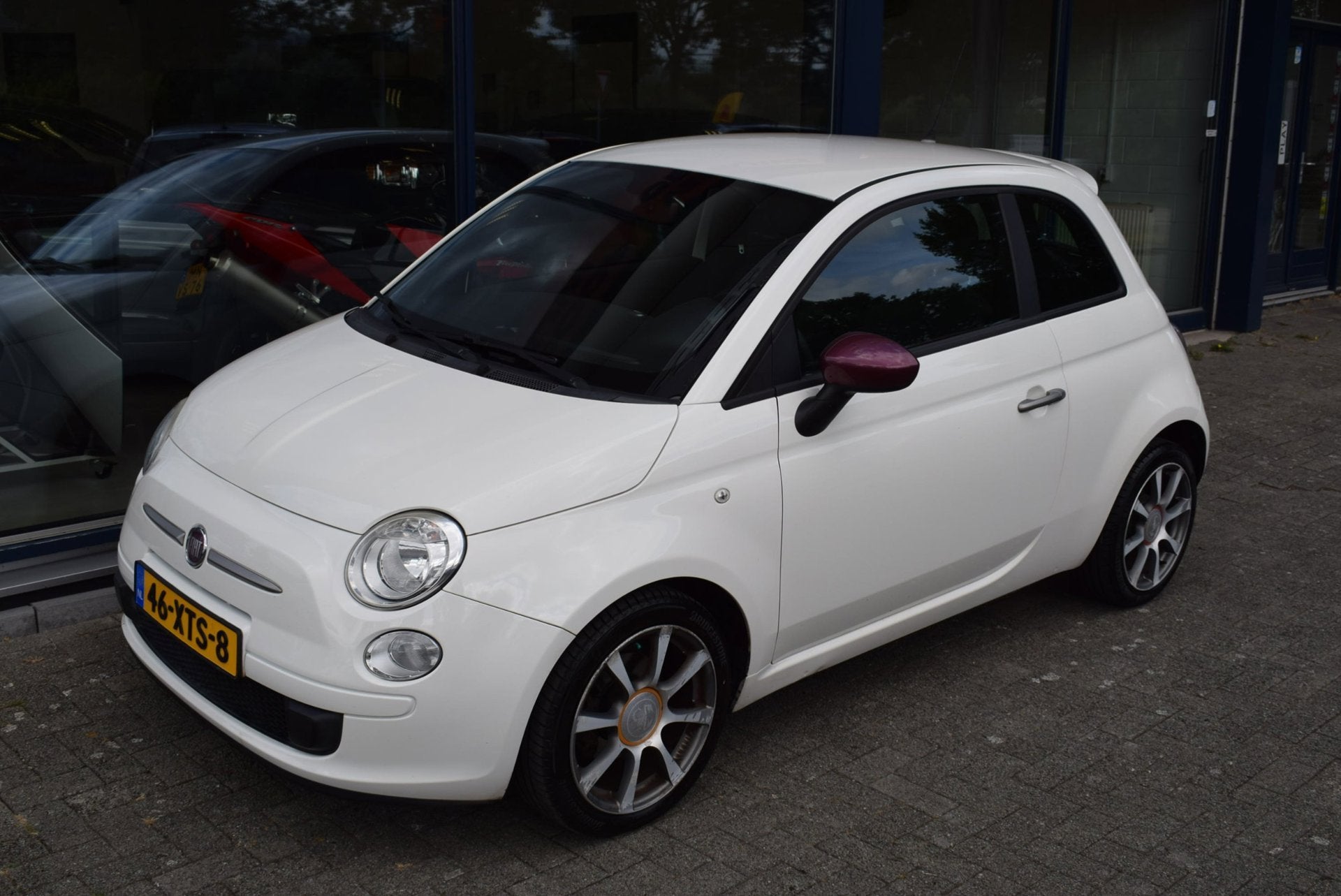 Fiat 500 0.9 TwinAir // Airco, leer, lichtmetalen velgen, Auto's, Voorwielaandrijving, Euro 5, 86 pk, Gebruikt