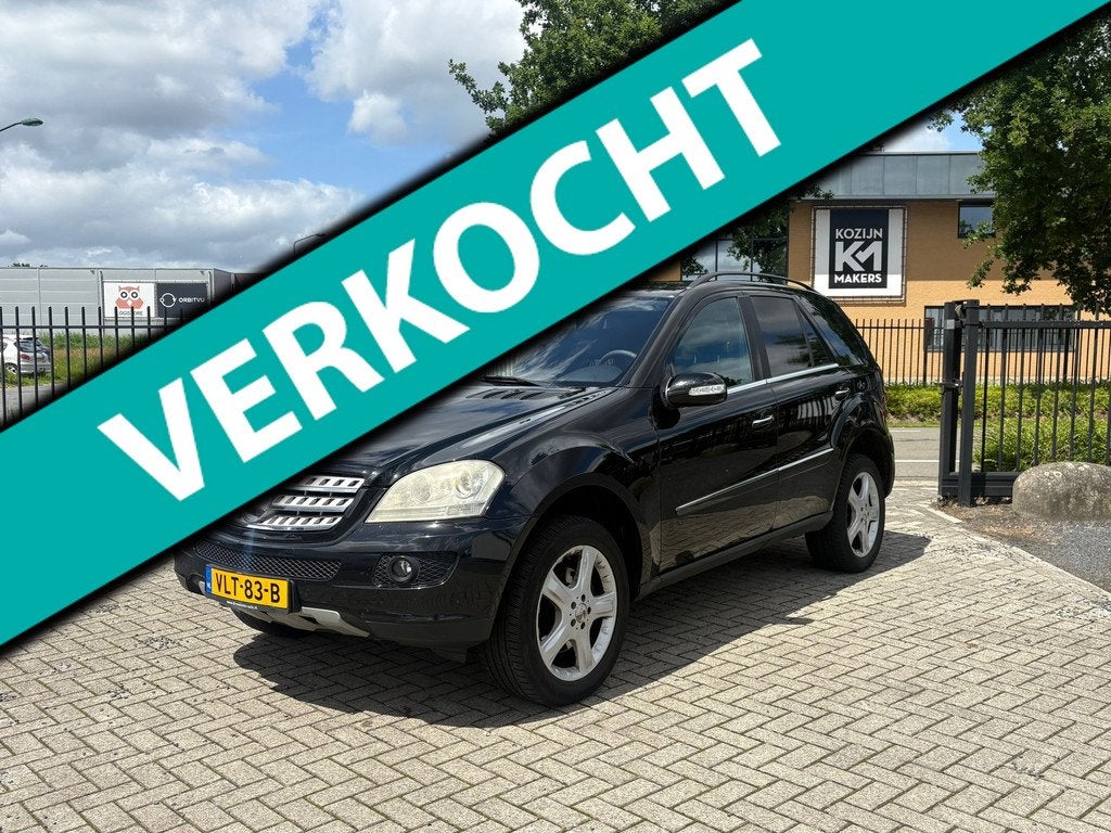 Mercedes-Benz M-klasse 280 CDI | MARGE | AUTOMAAT | AIRCO |, Auto's, Bestelauto's, Automaat, Gebruikt, Zwart, 190 pk