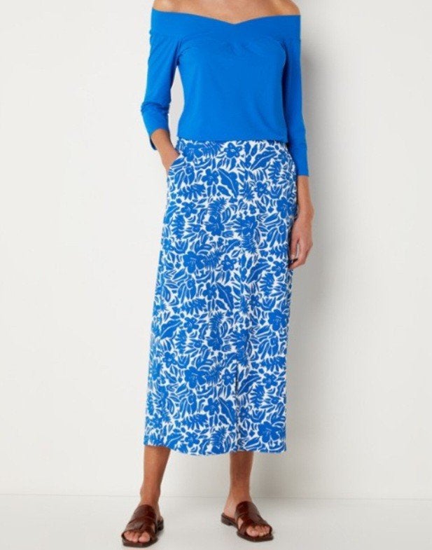 Verin Flower maxirok Studio Anneloes, L, Studio Anneloes, Blauw, Maat 42/44 (L), Ophalen of Verzenden