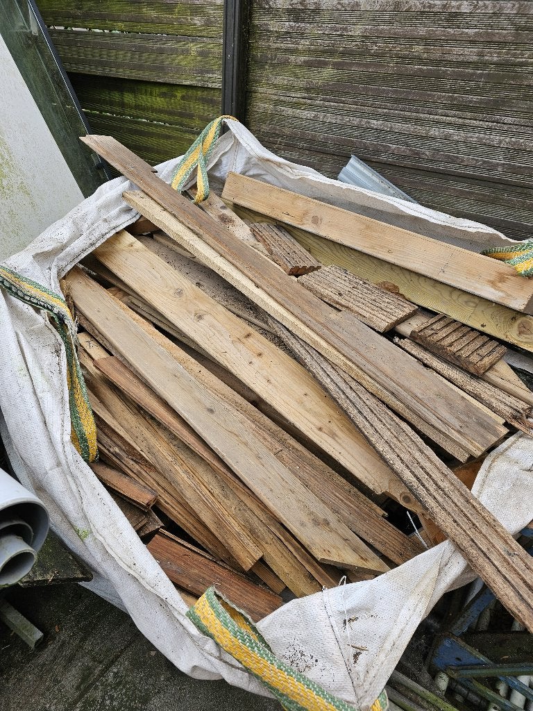 Brandhout, diverse gebruikte houten planken en balken, Ophalen, Gebruikt, Minder dan 25 mm, Plank