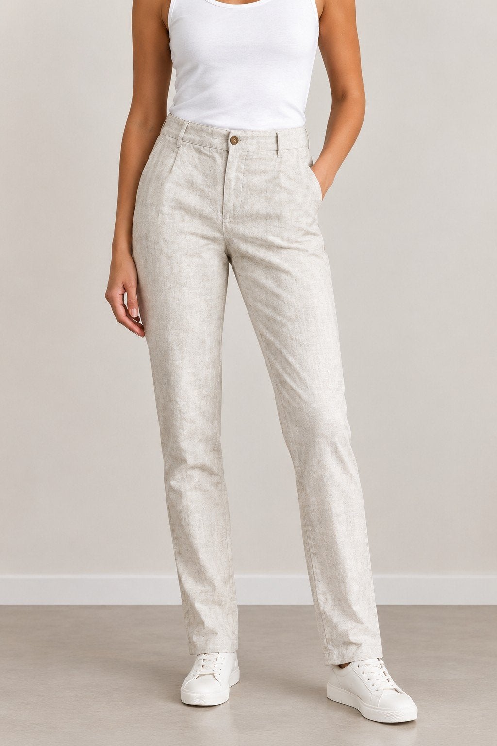 Joseph Ribkoff Zomer Jeans Maat 40 - Perfecte Pasvorm, Maat 38/40 (M), Verzenden, Beige, Joseph Ribkoff