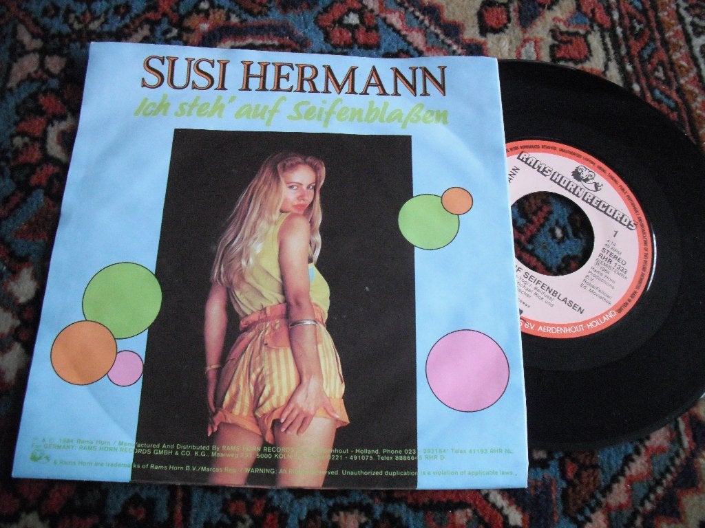 Susi Hermann - Ich steh' auf Seifenblasen (m), Ophalen of Verzenden, Zo goed als nieuw, 12 inch, Levenslied of Smartlap