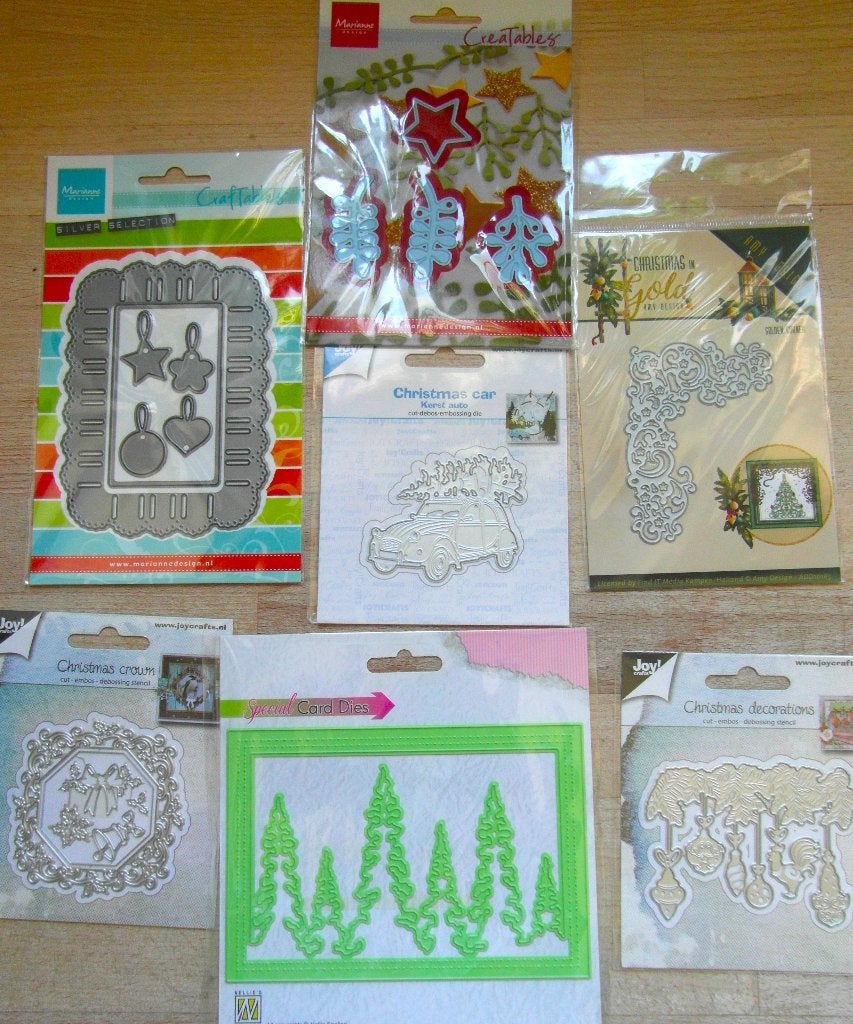 pakket snijmallen kerst, Ophalen of Verzenden, Nieuw, Kerst, Pons of Mal