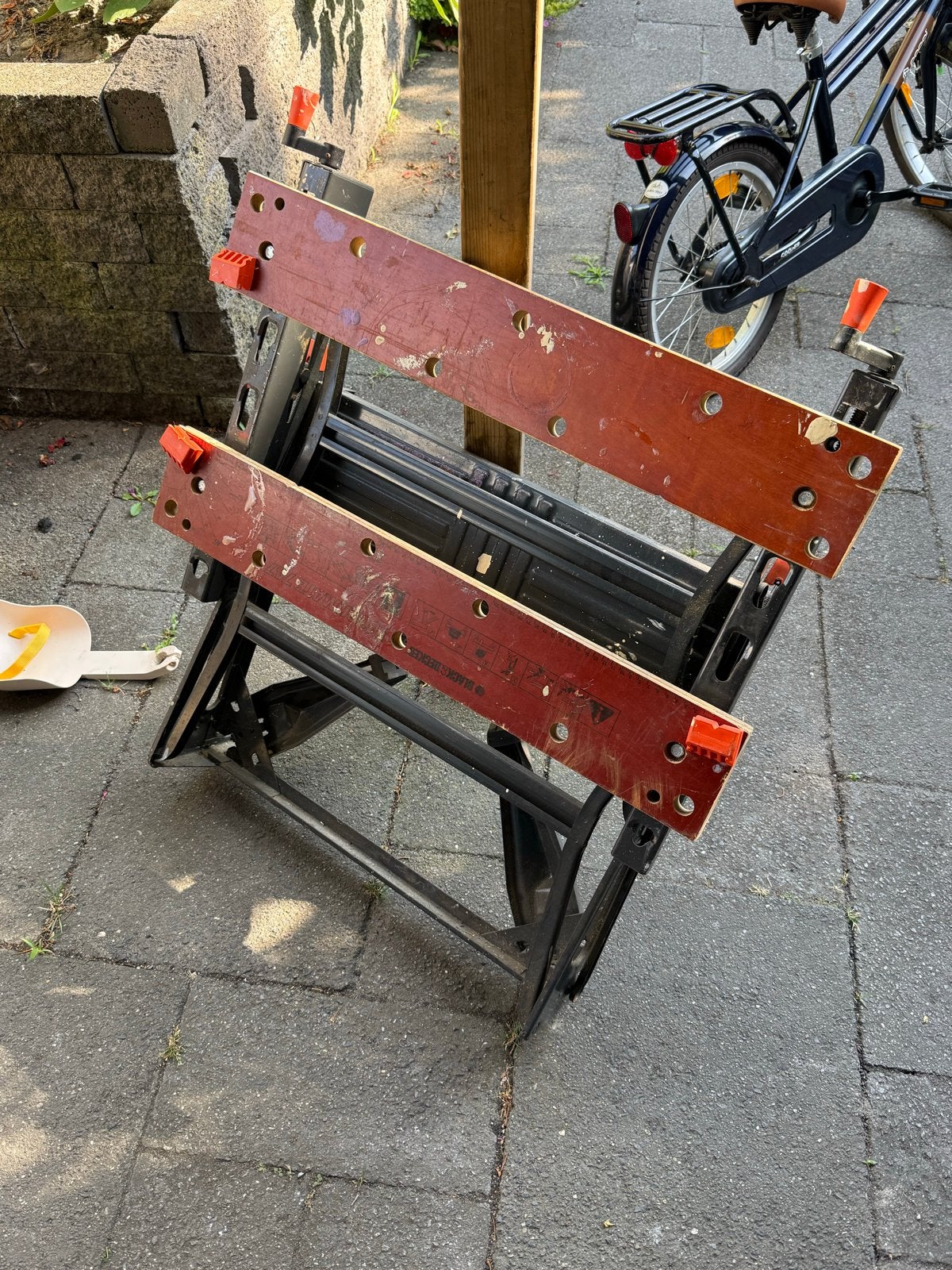 Black & Decker Workmate werkbank - inklapbaar, Ophalen of Verzenden, Gebruikt, 70 tot 120 cm, Bankschroef