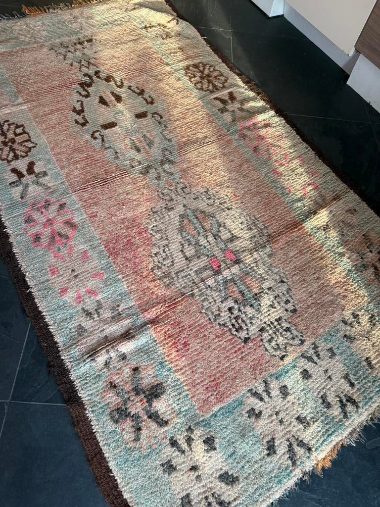 Authentiek vintage kleed wol berber, Ophalen of Verzenden, Zo goed als nieuw