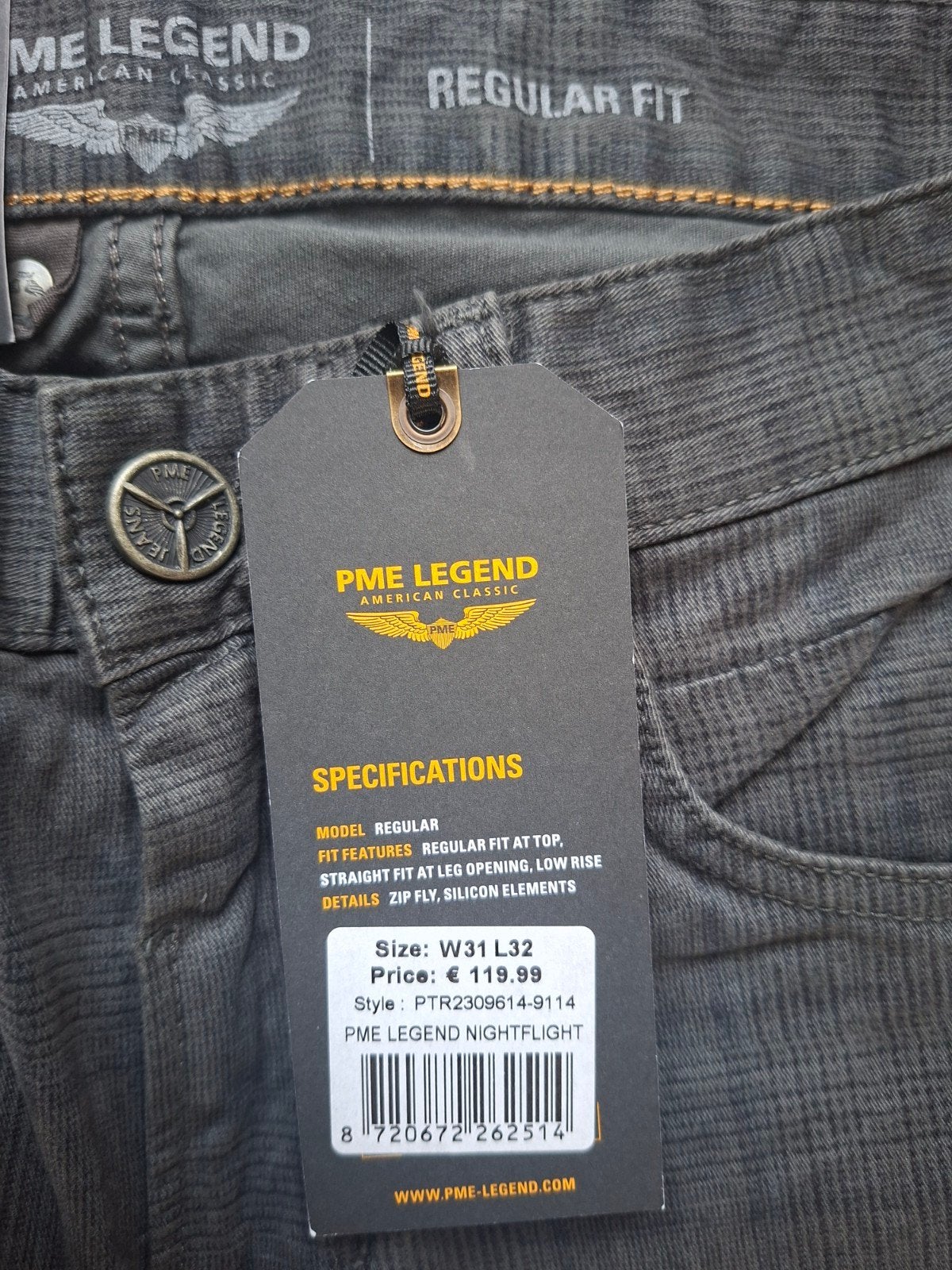 PME LEGEND Nightflight jeans W31 L32, Nieuw, W32 (confectie 46) of kleiner, Ophalen of Verzenden, Grijs
