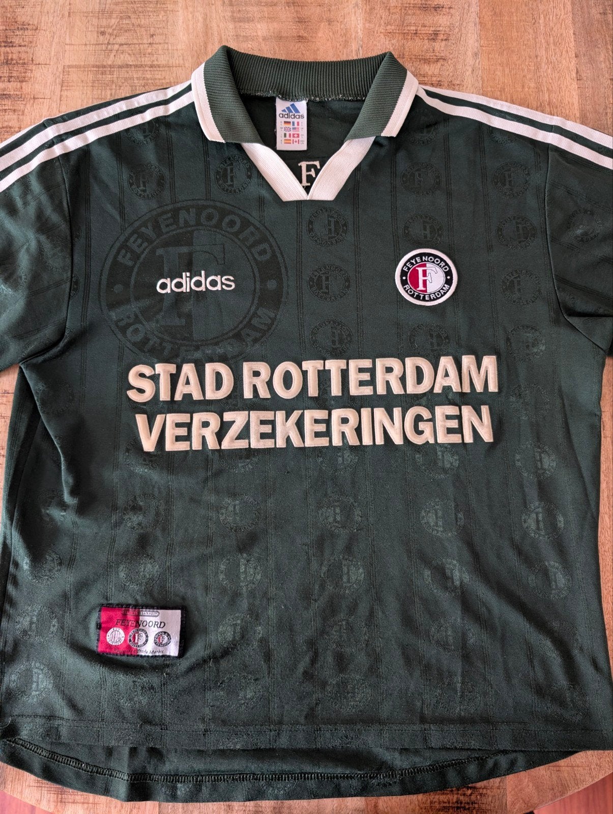 Feyenoord uitshirt 1997-1998 L - Adidas, Maat 52/54 (L), Ophalen of Verzenden, Adidas, Voetbal