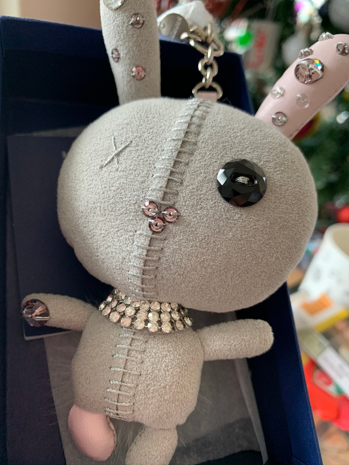 New- Swarovski Mathilde Bag charm, Key Holder Stainles steel, Ophalen of Verzenden, Nieuw