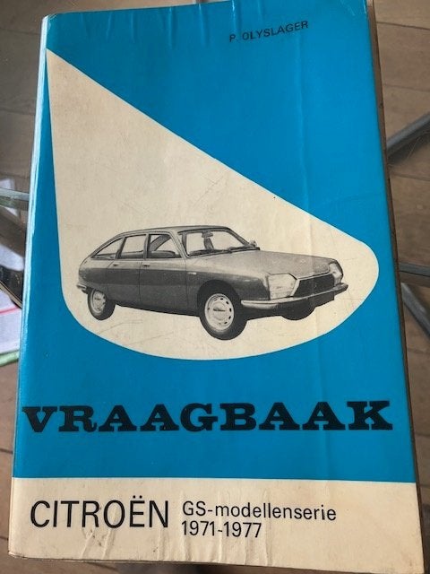Vraagbaak Citroen GS 1971-1977 Kluwer Olyslager, Verzenden