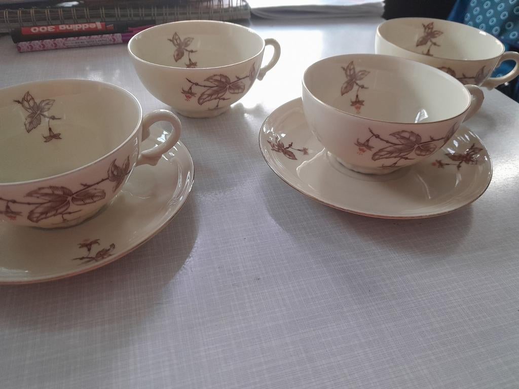 Vintage gedeelte thee servies Carl Tielsch Altwasser, Antiek en Kunst, Ophalen of Verzenden