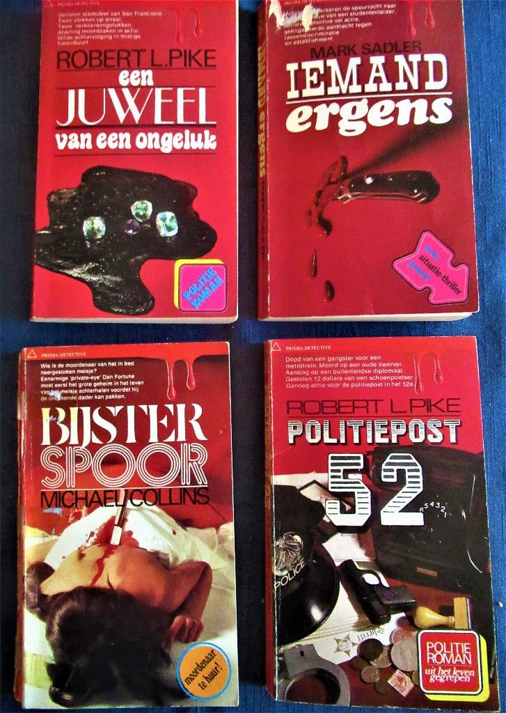 detectives, Boeken, Ophalen of Verzenden, Gelezen, Diverse auteurs