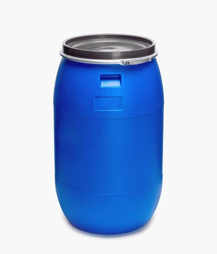 Garronda Regentton kunststof vat 220 liter – met deksel, Ophalen, Gebruikt, 40 tot 60 cm, 50 tot 75 cm