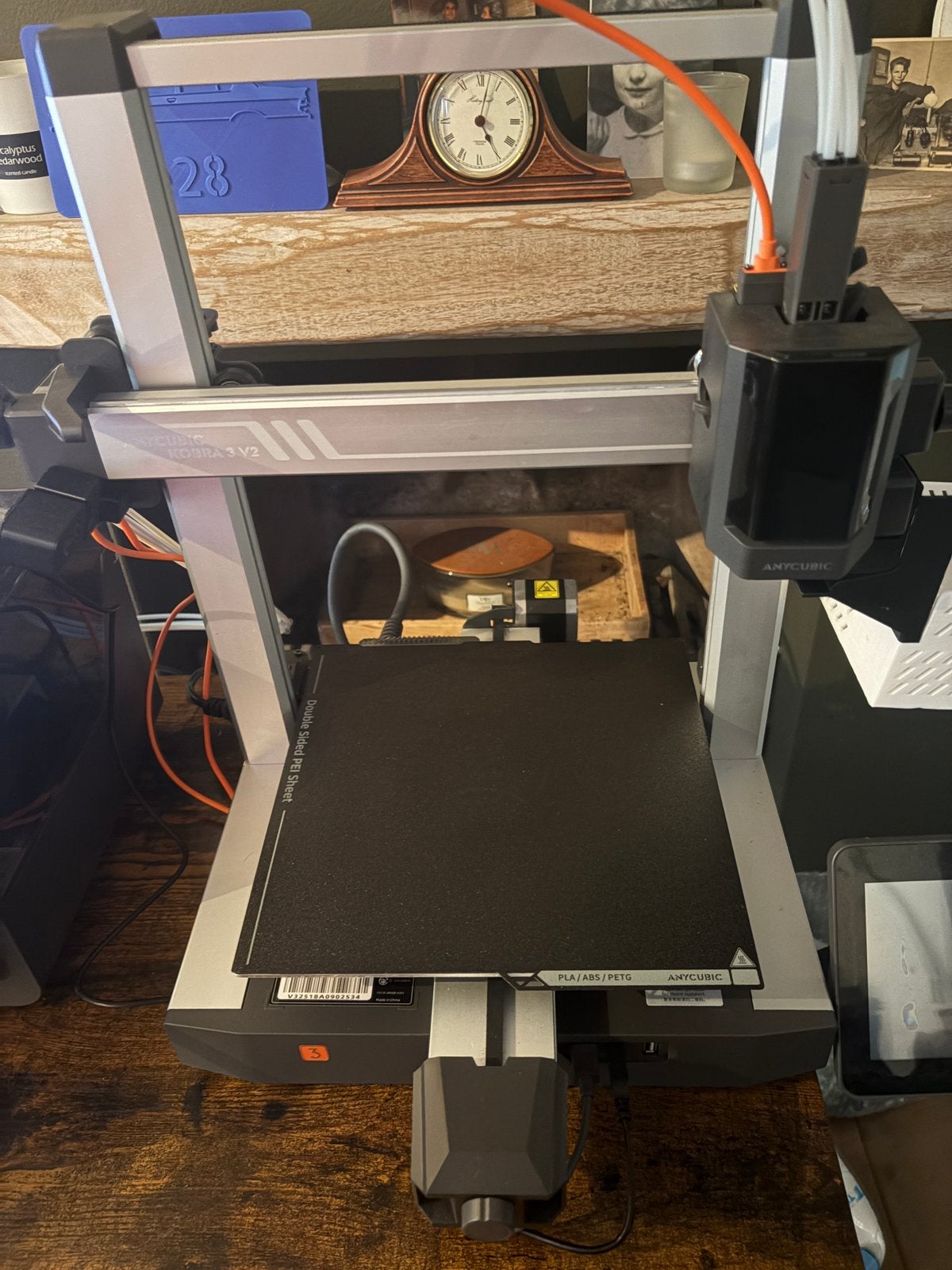 Anycubic Cobra 3 met ACE Pro en veel filiment, Ophalen, Ingebouwde Wi-Fi, Zo goed als nieuw, Filament