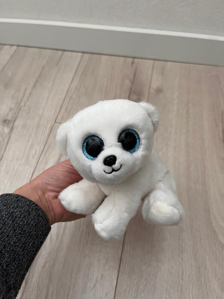 Ty Beanie Babies Ari The Polar Bear, Overige karakters, Beer, Ophalen of Verzenden, Zo goed als nieuw